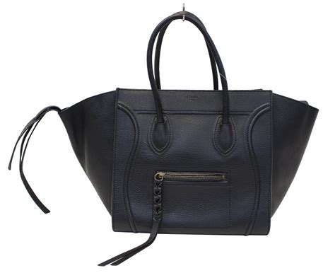 celine black nano luggage tote|celine large phantom luggage tote.